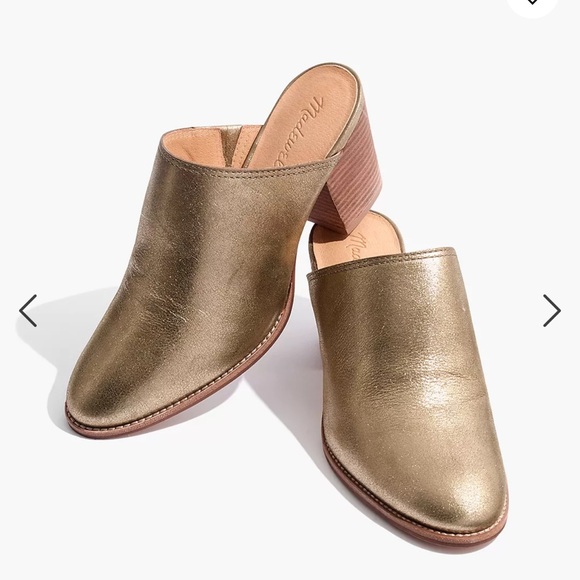 Madewell Shoes - MADEWELL Harper Mule in Metallic